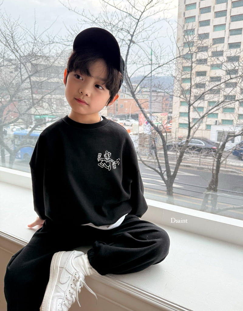 Dsaint - Korean Children Fashion - #discoveringself - Paint Top Bottom Set - 12