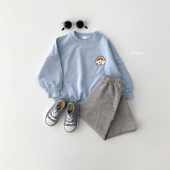 Dsaint - Korean Children Fashion - #discoveringself - Cloud Rainbow Sweatshirts - 9
