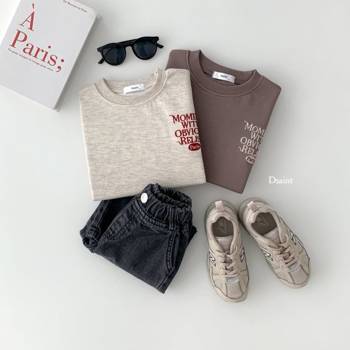 Dsaint - Korean Children Fashion - #discoveringself - With Paris Moment Sweatshirts - 3