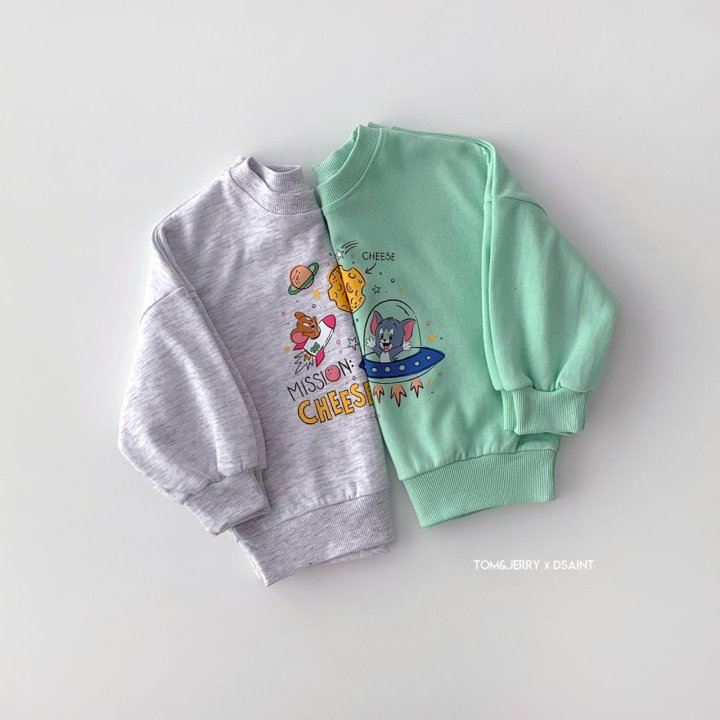 Dsaint - Korean Children Fashion - #discoveringself - Space Tom Jerry Sweatshirts