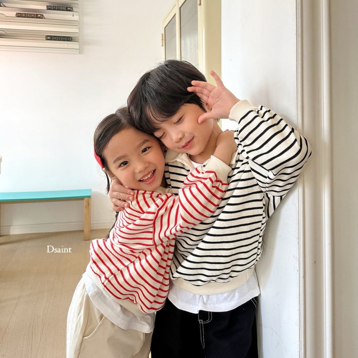 Dsaint - Korean Children Fashion - #discoveringself - Trendy Collar Sweatshirts - 8