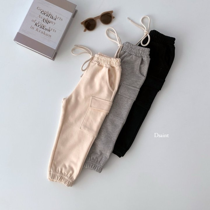 Dsaint - Korean Children Fashion - #discoveringself - Cargo Daily Jogger Pants - 5