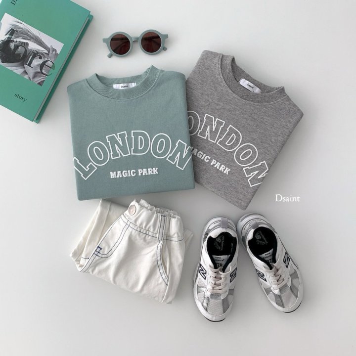 Dsaint - Korean Children Fashion - #discoveringself - London Sweatshirts - 6