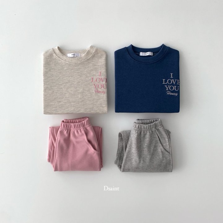 Dsaint - Korean Children Fashion - #discoveringself - I Love Set - 3