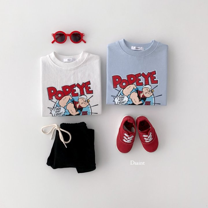 Dsaint - Korean Children Fashion - #fashionkids - Popeye Sweatshirts - 6