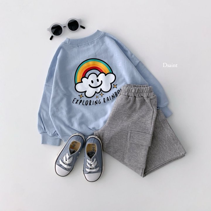 Dsaint - Korean Children Fashion - #fashionkids - Cloud Rainbow Sweatshirts - 10