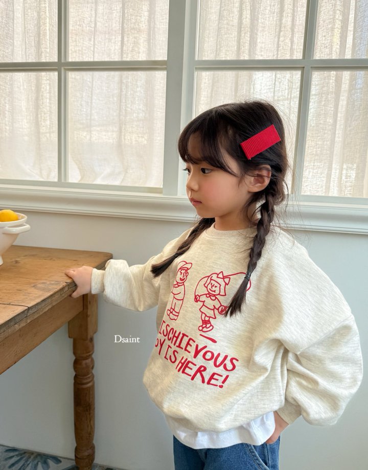 Dsaint - Korean Children Fashion - #fashionkids - Boys Here Sweatshirts - 6