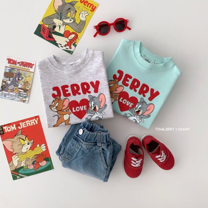 Dsaint - Korean Children Fashion - #discoveringself - TUFF Love Jerry Sweatshirts - 4