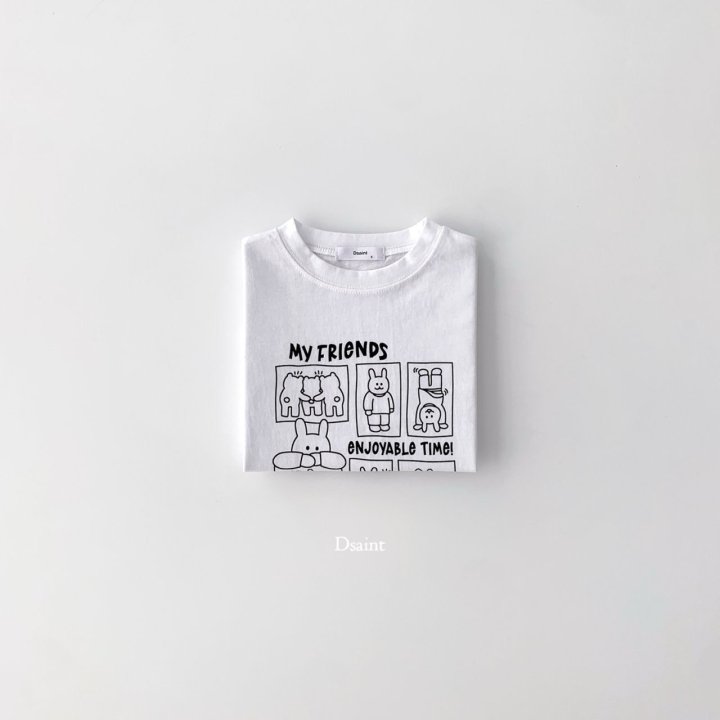 Dsaint - Korean Children Fashion - #fashionkids - Enjoy Able Tee - 3