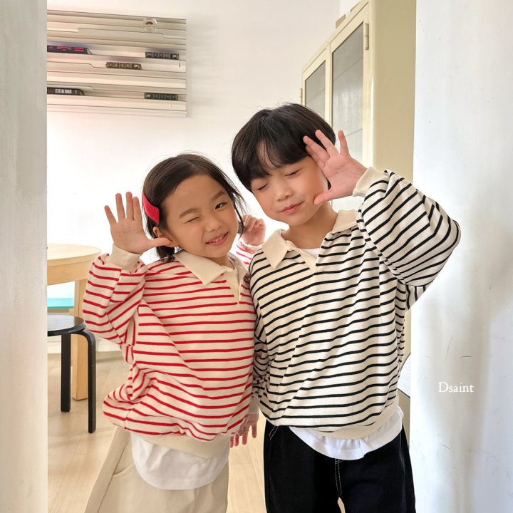 Dsaint - Korean Children Fashion - #fashionkids - Trendy Collar Sweatshirts - 9