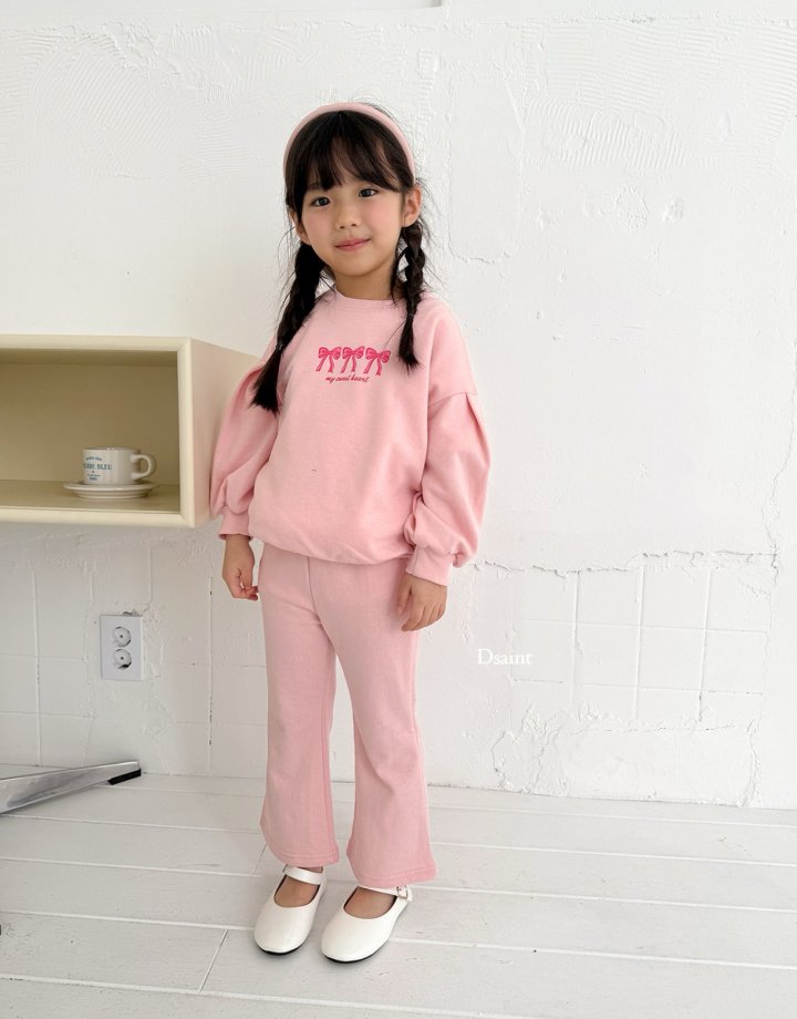 Dsaint - Korean Children Fashion - #fashionkids - My Sweet Bootcut Set - 9