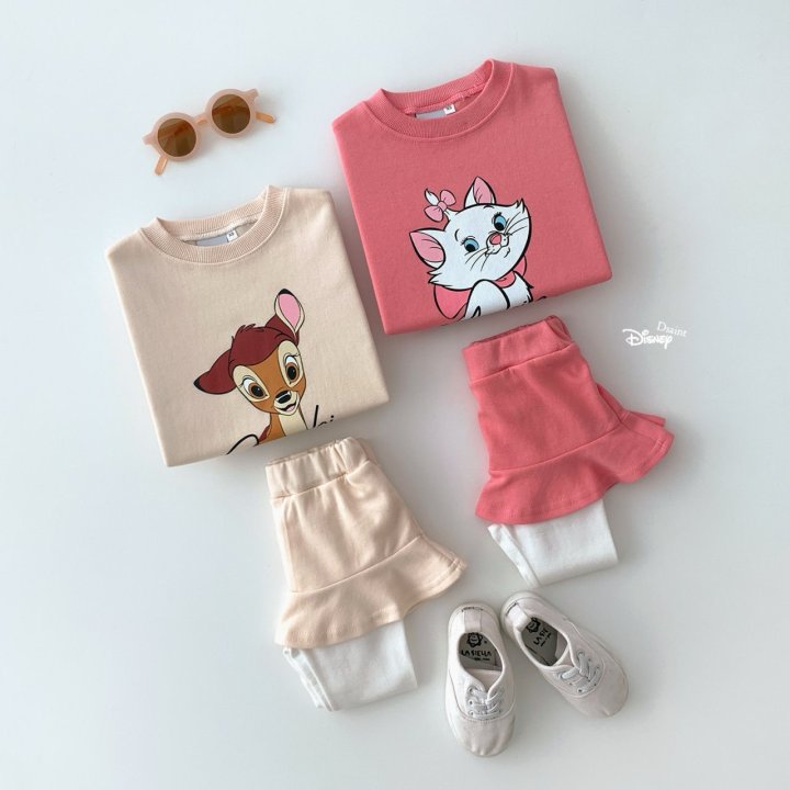 Dsaint - Korean Children Fashion - #discoveringself - Animal Friends Skirt Leggings Set - 4