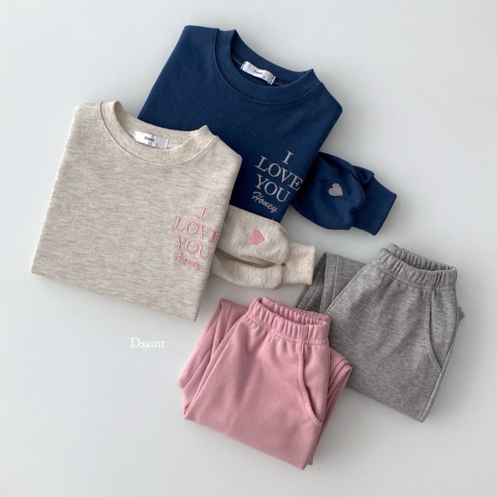 Dsaint - Korean Children Fashion - #discoveringself - I Love Set - 4