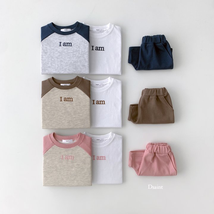 Dsaint - Korean Children Fashion - #fashionkids - Im Top and Bottom Set (set of 3)