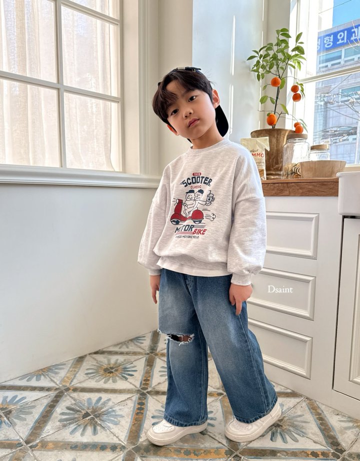 Dsaint - Korean Children Fashion - #kidsshorts - Motorbike Sweatshirts - 8