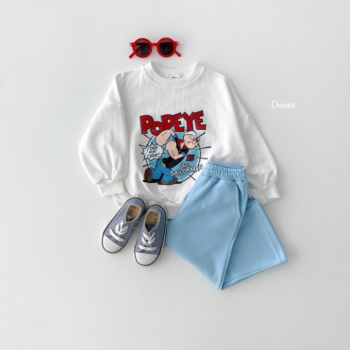 Dsaint - Korean Children Fashion - #kidsshorts - Popeye Sweatshirts - 7
