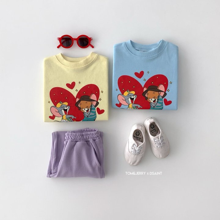 Dsaint - Korean Children Fashion - #kidsshorts - Haha Jerry Sweatshirts - 5