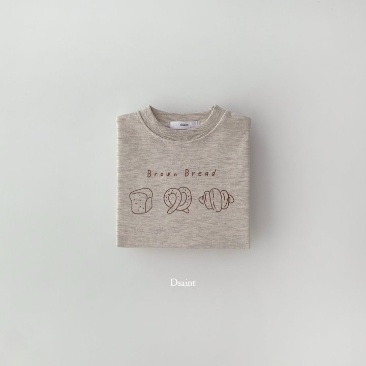 Dsaint - Korean Children Fashion - #kidsshorts - Brown Bread Sweatshirts