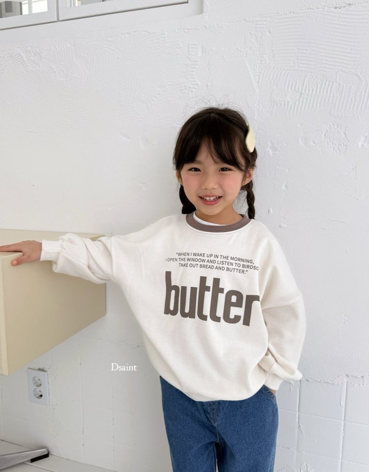 Dsaint - Korean Children Fashion - #kidsshorts - Mock Raglan Bree Butter Sweatshirts - 11