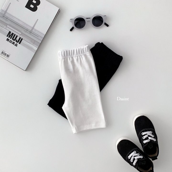 Dsaint - Korean Children Fashion - #kidsshorts - Half Leggings - 3