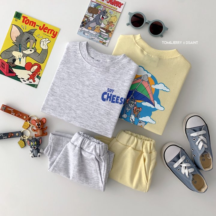 Dsaint - Korean Children Fashion - #kidsshorts - Say Cheese Shorts Top Bottom Set - 6
