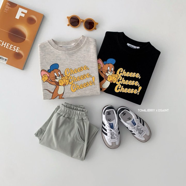 Dsaint - Korean Children Fashion - #kidsstore - Jerry 3 Cheese Sweatshirts - 6