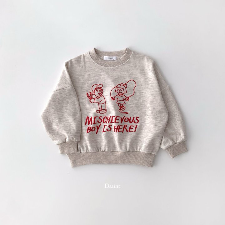 Dsaint - Korean Children Fashion - #kidsstore - Boys Here Sweatshirts - 8