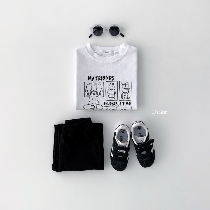Dsaint - Korean Children Fashion - #kidsstore - Enjoy Able Tee - 5