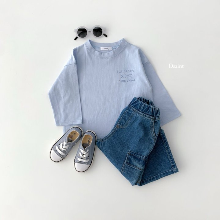 Dsaint - Korean Children Fashion - #kidsstore - XOXO Tee - 8