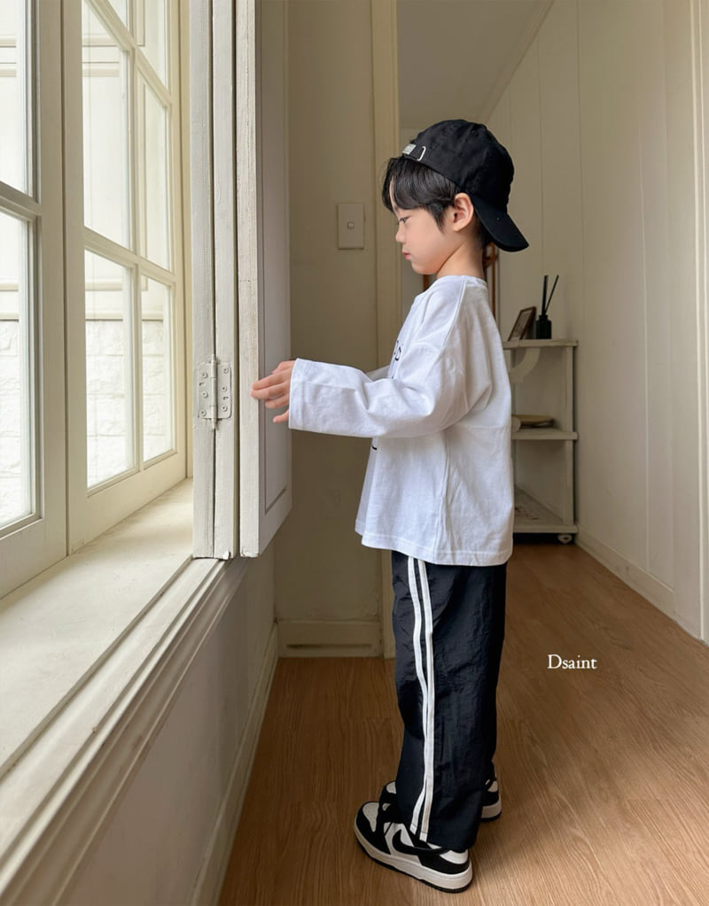 Dsaint - Korean Children Fashion - #kidsstore - Two Line Pants - 12