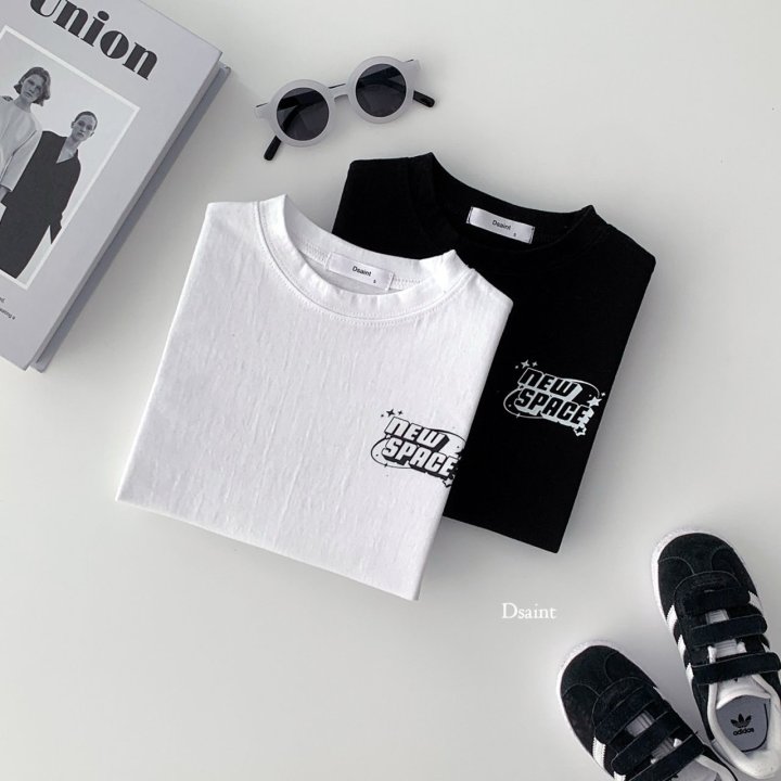 Dsaint - Korean Children Fashion - #kidsstore - Newspace Tee - 3