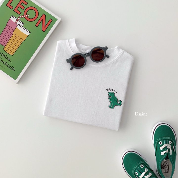 Dsaint - Korean Children Fashion - #kidsstore - Grrr Dino Tee - 3