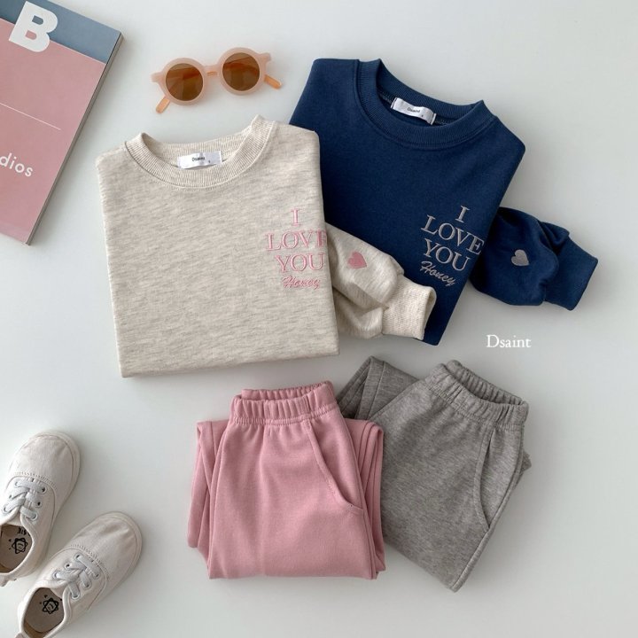 Dsaint - Korean Children Fashion - #kidsstore - I Love Set - 6