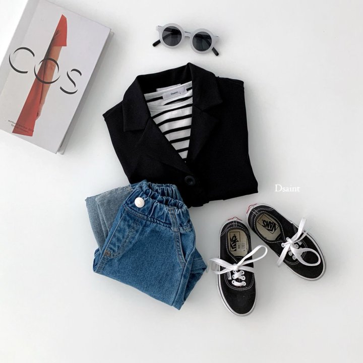 Dsaint - Korean Children Fashion - #kidsstore - Trendy Button Jacket - 5