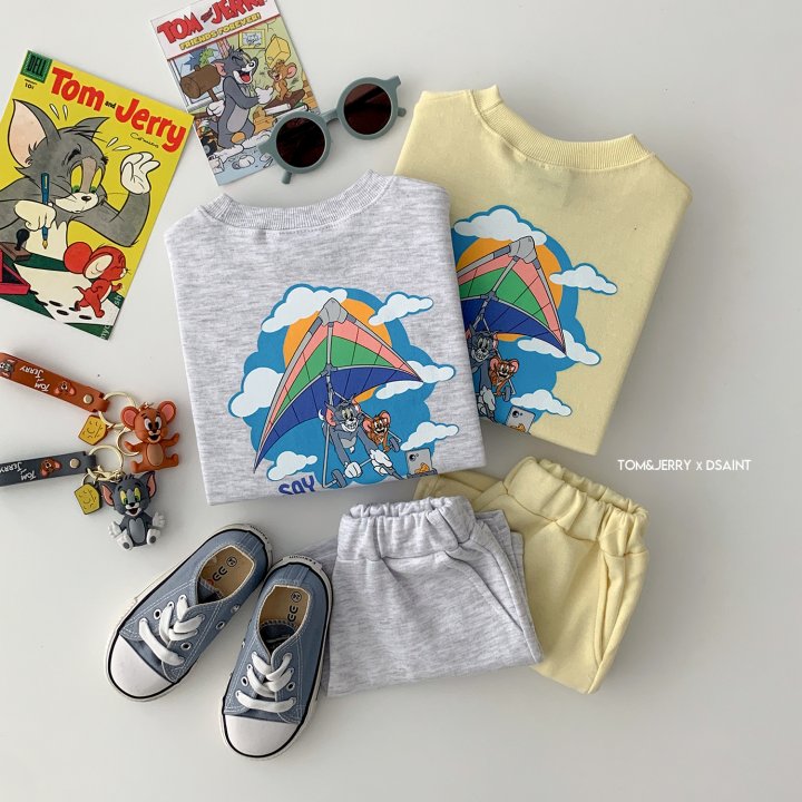 Dsaint - Korean Children Fashion - #kidsstore - Say Cheese Shorts Top Bottom Set - 7