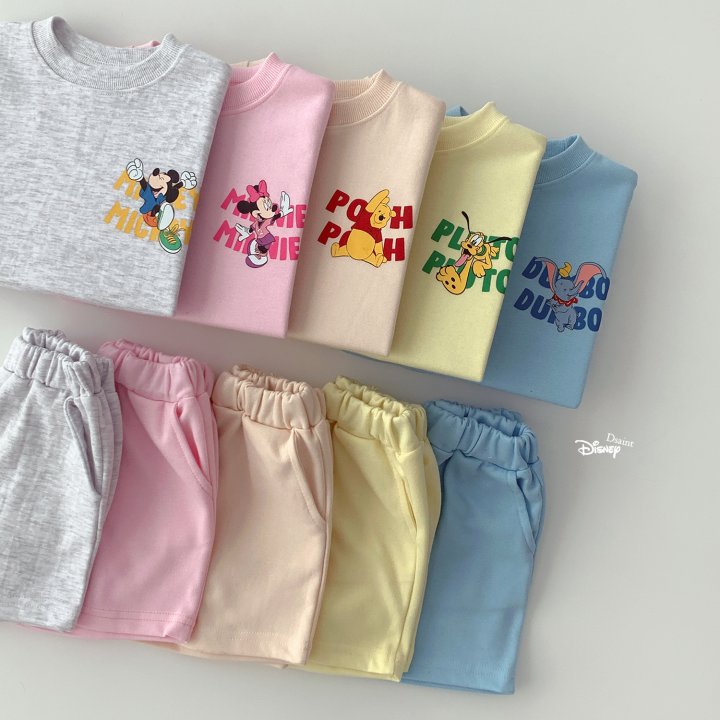 Dsaint - Korean Children Fashion - #kidsshorts - Lulu Friend D Friend Top Bottom Set - 4