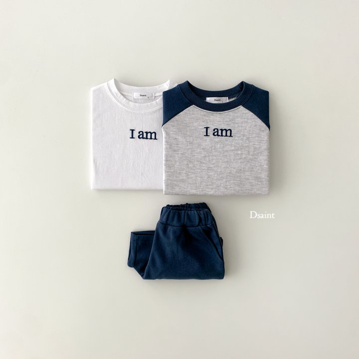 Dsaint - Korean Children Fashion - #kidsstore - Im Top and Bottom Set (set of 3) - 3