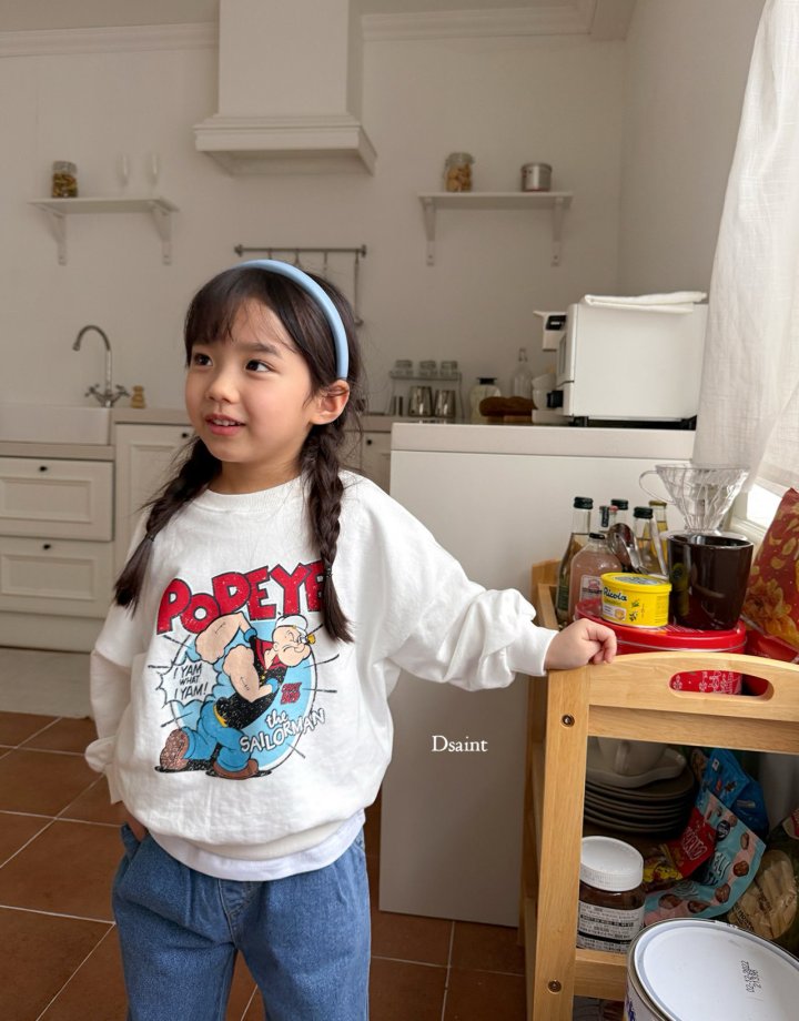 Dsaint - Korean Children Fashion - #kidzfashiontrend - Popeye Sweatshirts - 9
