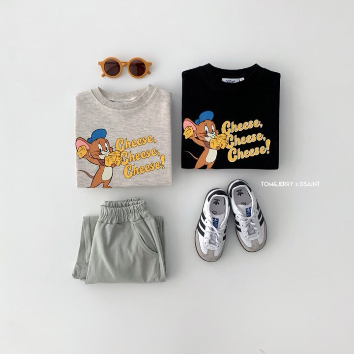 Dsaint - Korean Children Fashion - #kidzfashiontrend - Jerry 3 Cheese Sweatshirts - 7