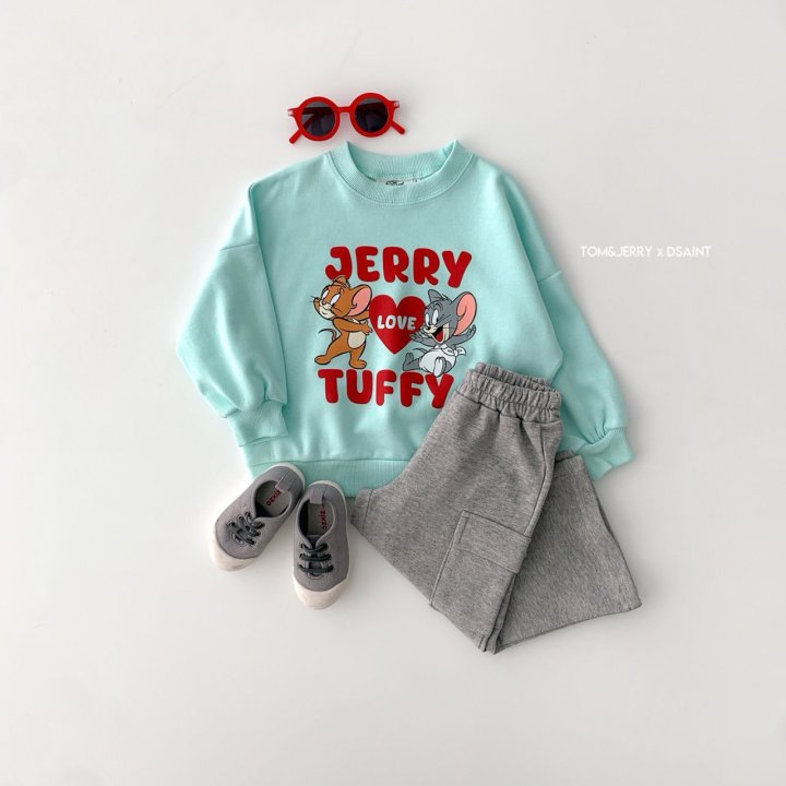 Dsaint - Korean Children Fashion - #kidzfashiontrend - TUFF Love Jerry Sweatshirts - 7