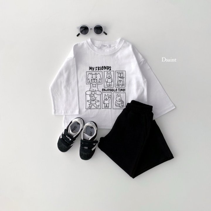 Dsaint - Korean Children Fashion - #kidzfashiontrend - Enjoy Able Tee - 6