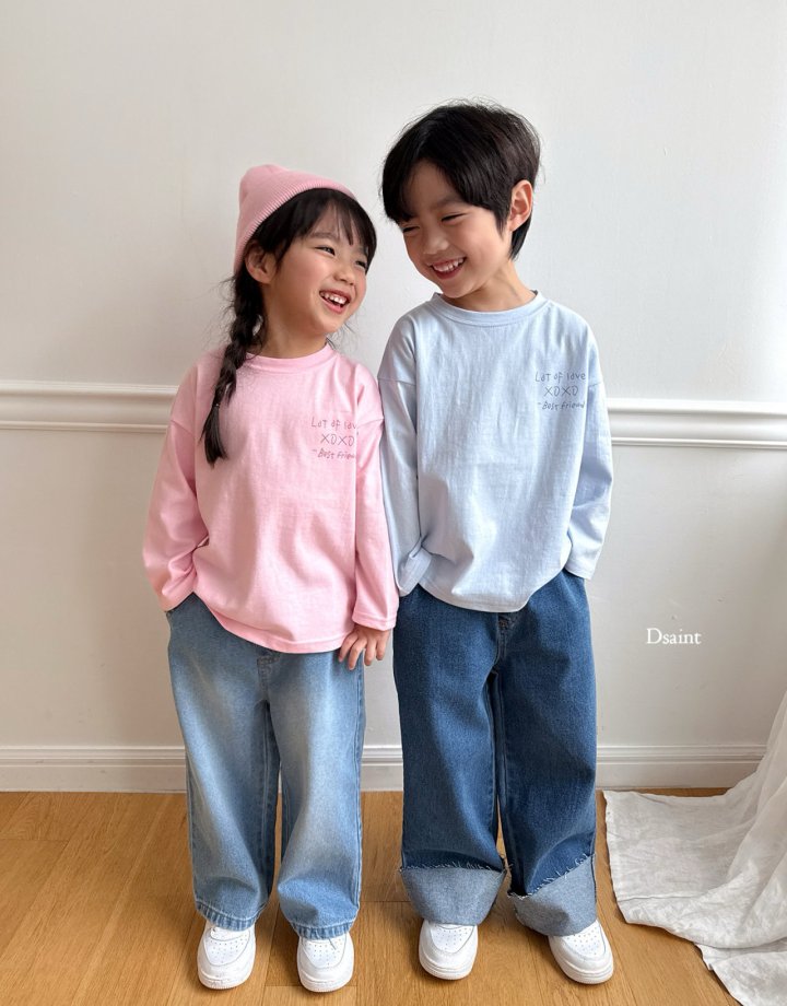 Dsaint - Korean Children Fashion - #kidzfashiontrend - XOXO Tee - 9