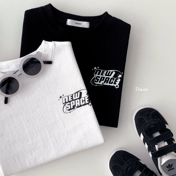 Dsaint - Korean Children Fashion - #kidsstore - Newspace Tee - 4