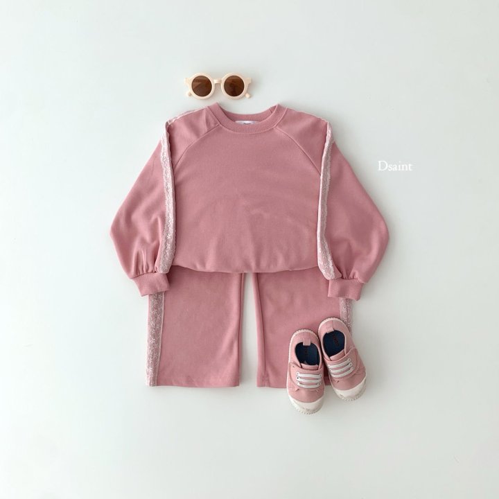 Dsaint - Korean Children Fashion - #kidzfashiontrend - Fashion Lace Set - 5