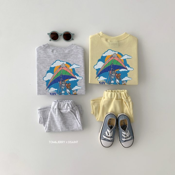 Dsaint - Korean Children Fashion - #kidzfashiontrend - Say Cheese Shorts Top Bottom Set - 8