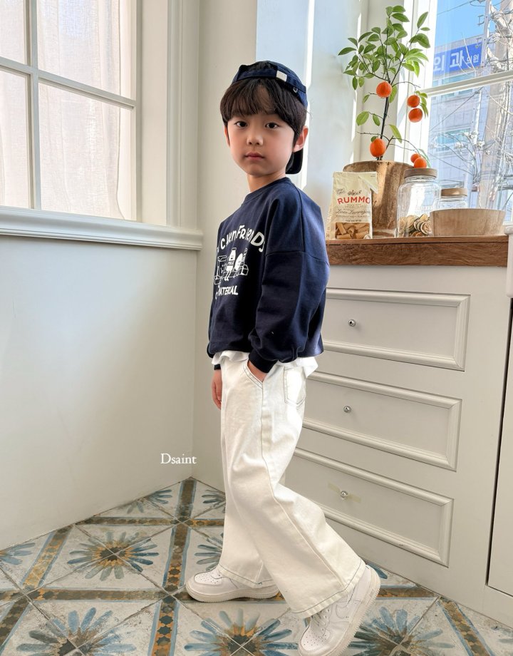 Dsaint - Korean Children Fashion - #littlefashionista - Fit Wide Steech Pants - 10