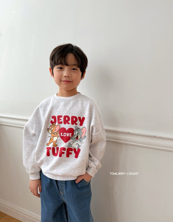 Dsaint - Korean Children Fashion - #littlefashionista - TUFF Love Jerry Sweatshirts - 9