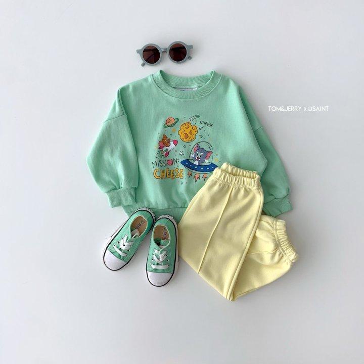 Dsaint - Korean Children Fashion - #littlefashionista - Space Tom Jerry Sweatshirts - 7