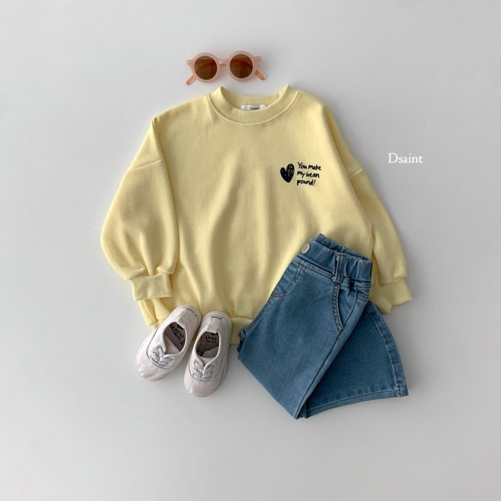 Dsaint - Korean Children Fashion - #Kfashion4kids - You Make Heart Long Sweatshirts - 4