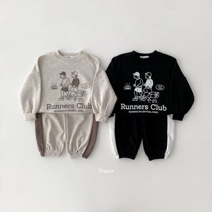 Dsaint - Korean Children Fashion - #littlefashionista - Runners Line Set - 3